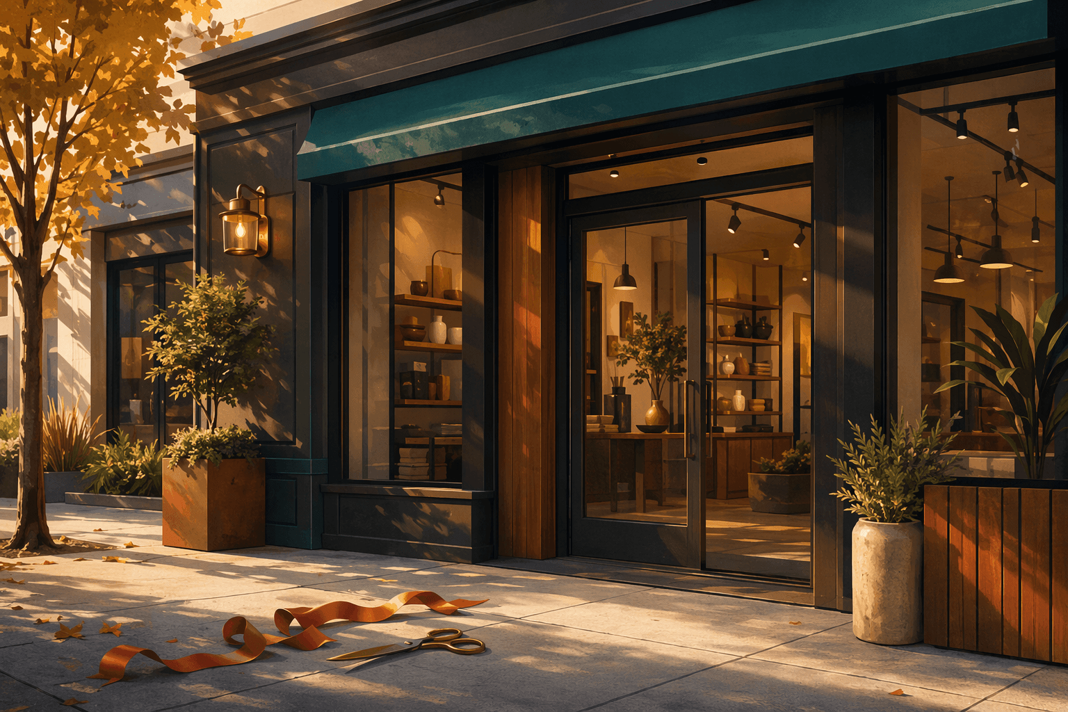 New Store Opening - illustration, Jake Team LLC