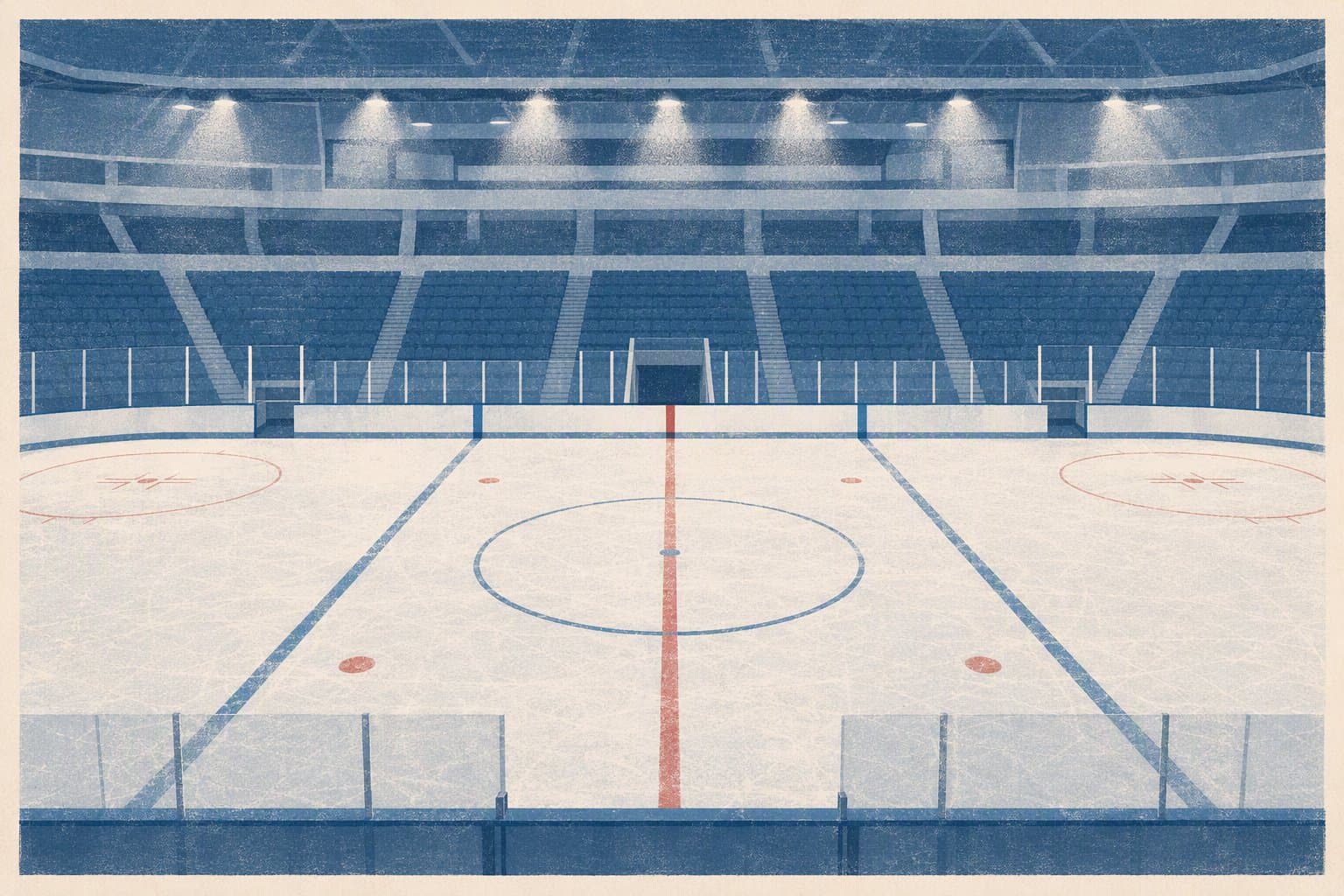 Hockey Arena - illustration, Jake Team LLC