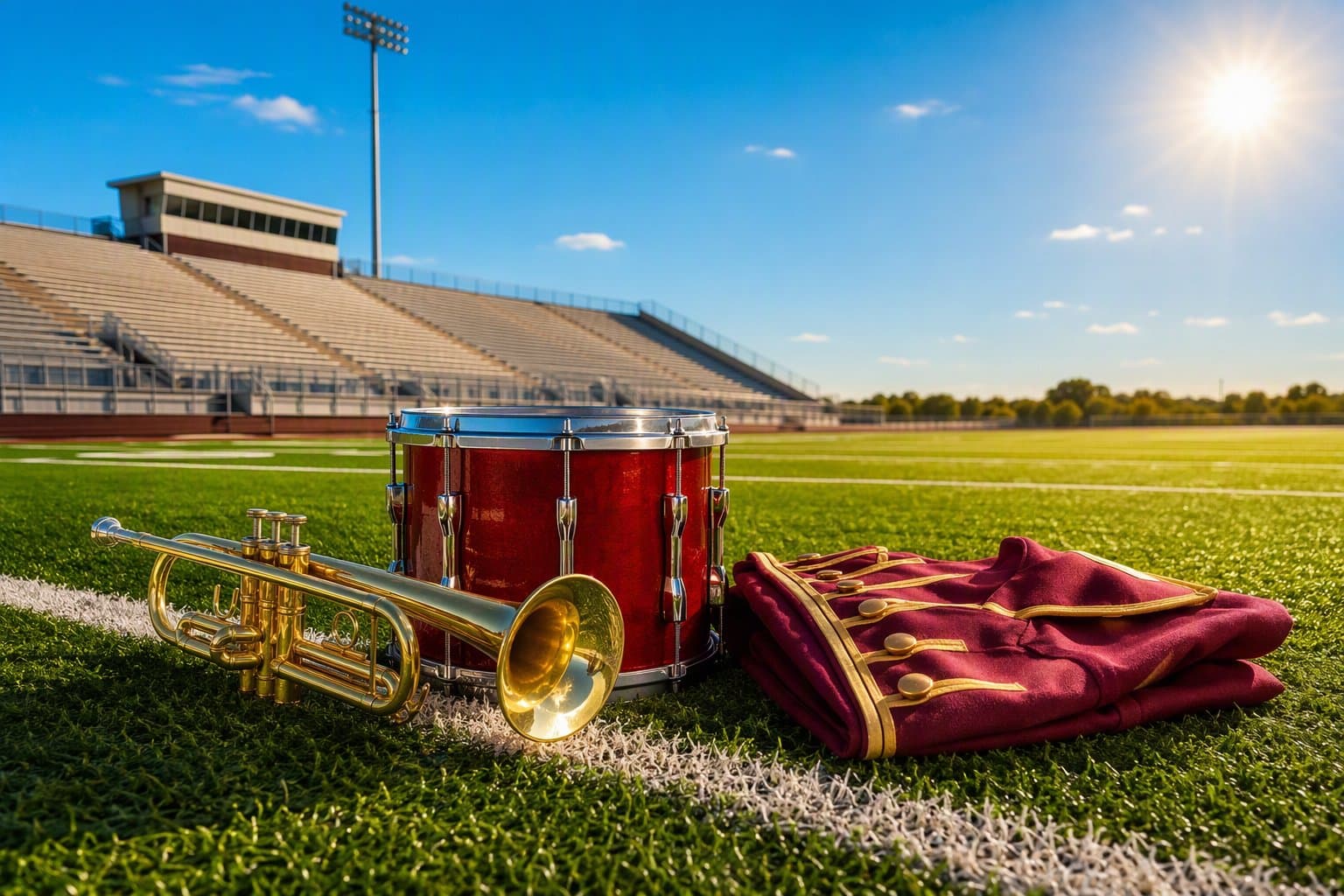Melissa marching band - illustration, Jake Team LLC