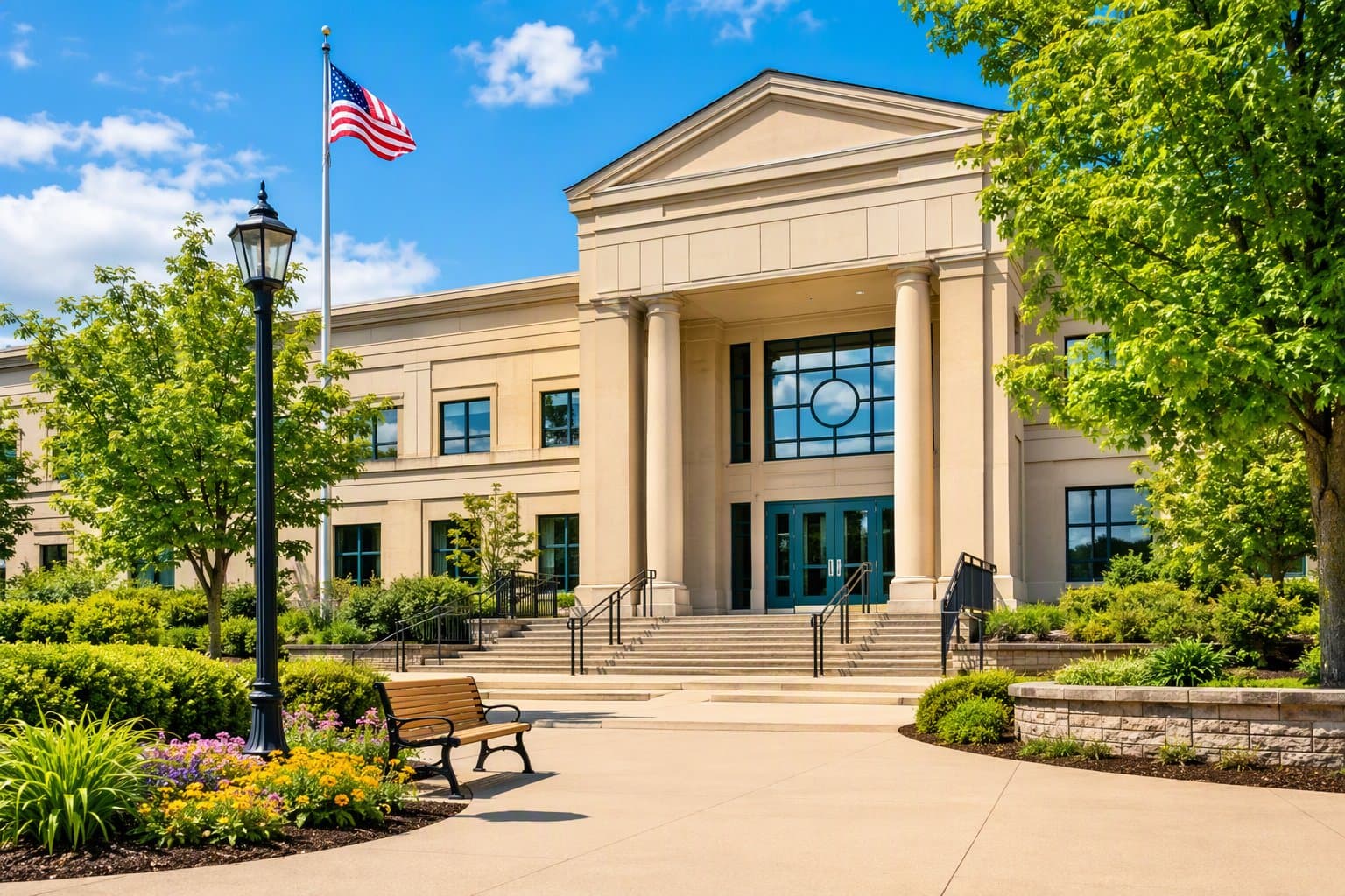 Melissa City Hall - illustration, Jake Team LLC