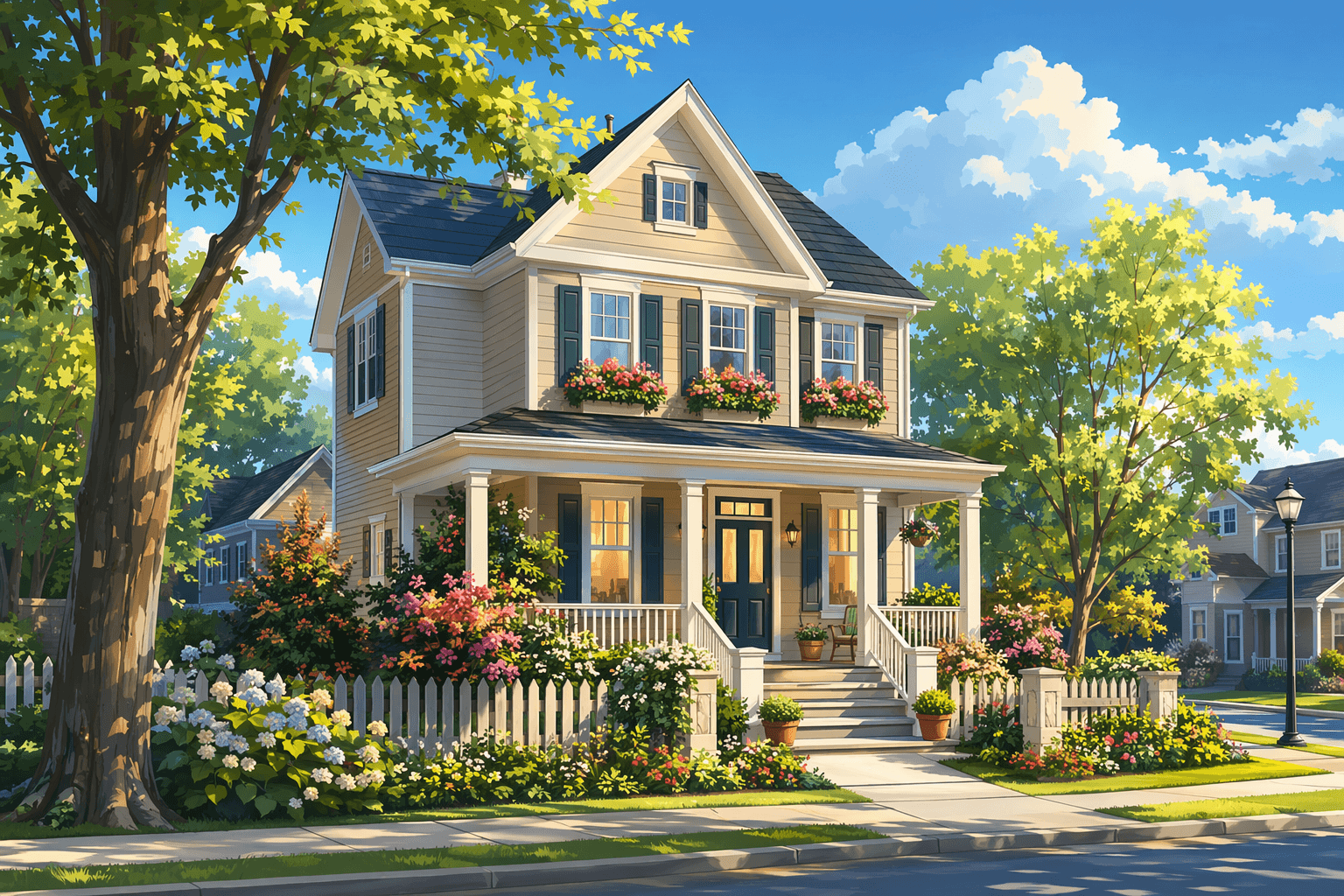Rental house - illustration, Jake Team LLC
