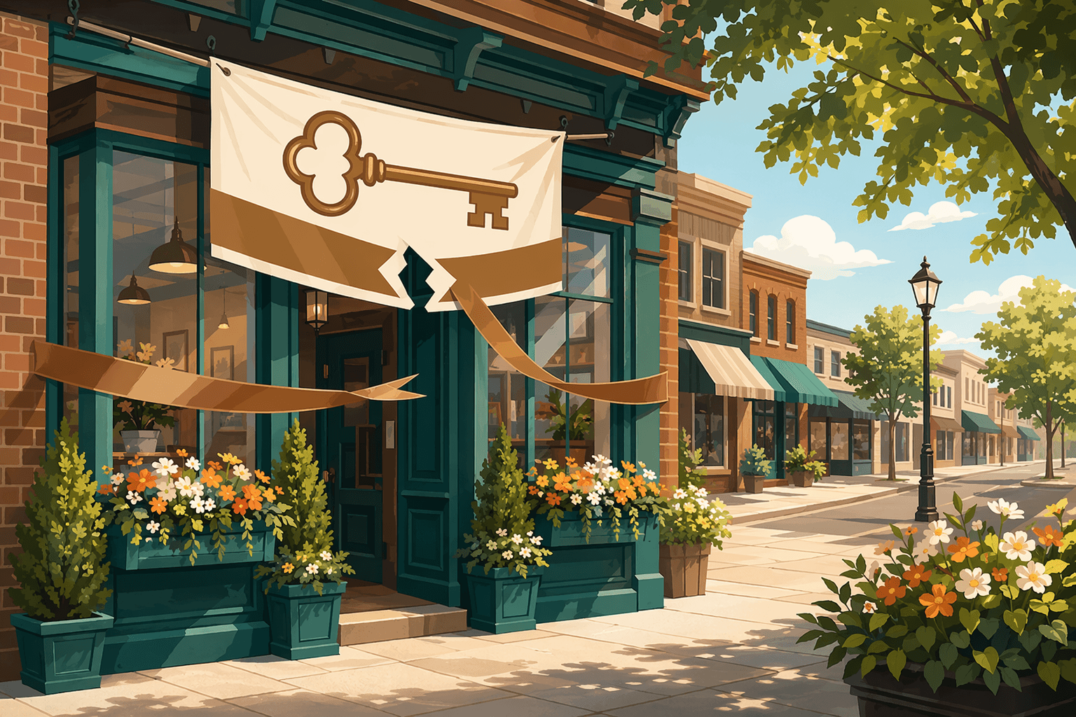 new restaurant opening - illustration, Jake Team LLC