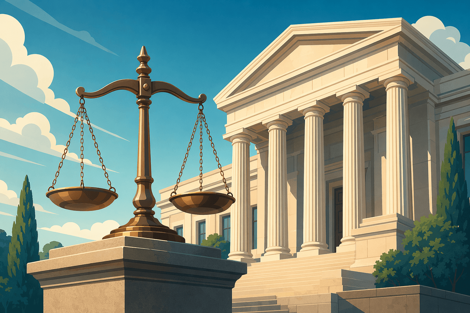Justice System - illustration, Jake Team LLC