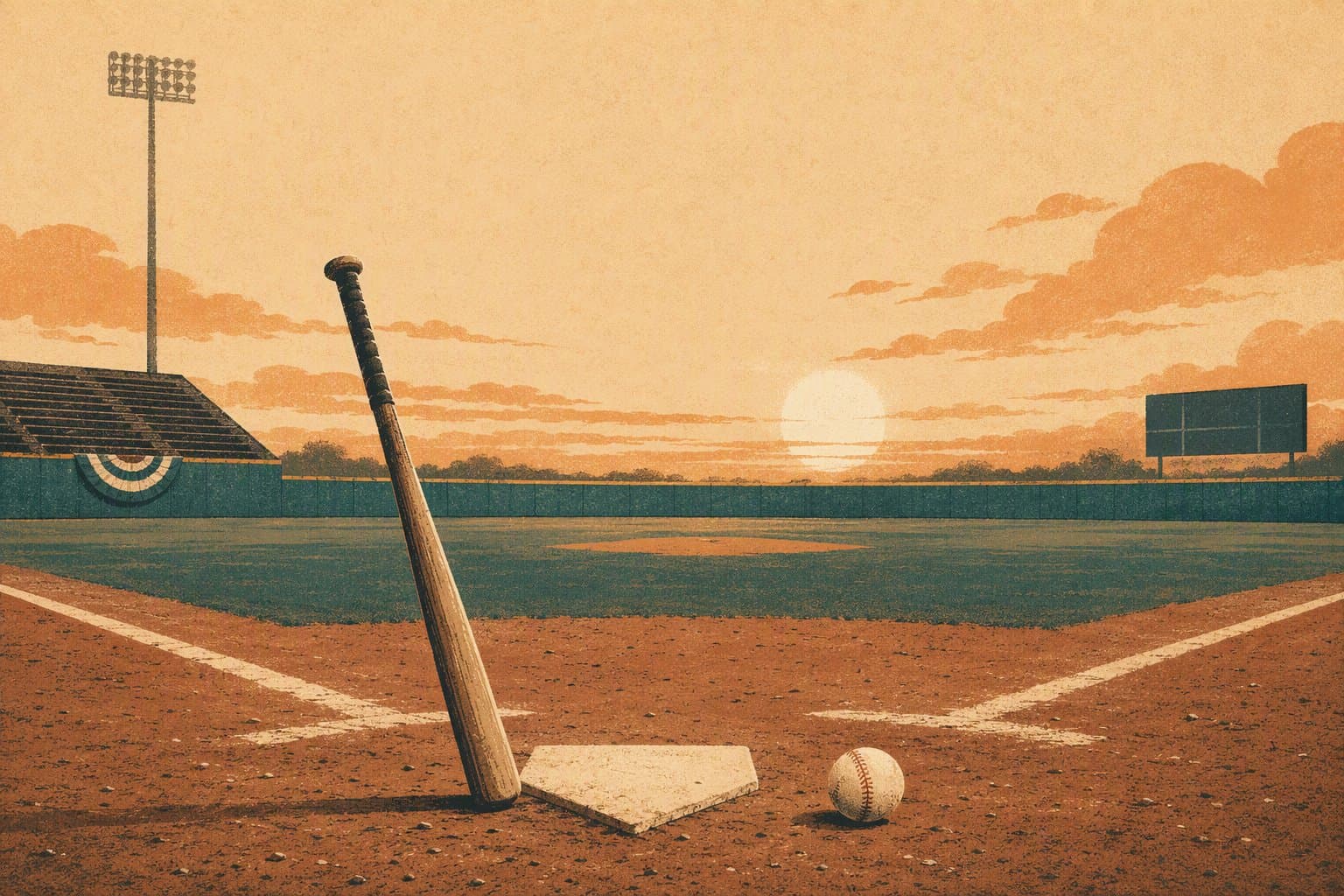 Baseball Victory - illustration, Jake Team LLC