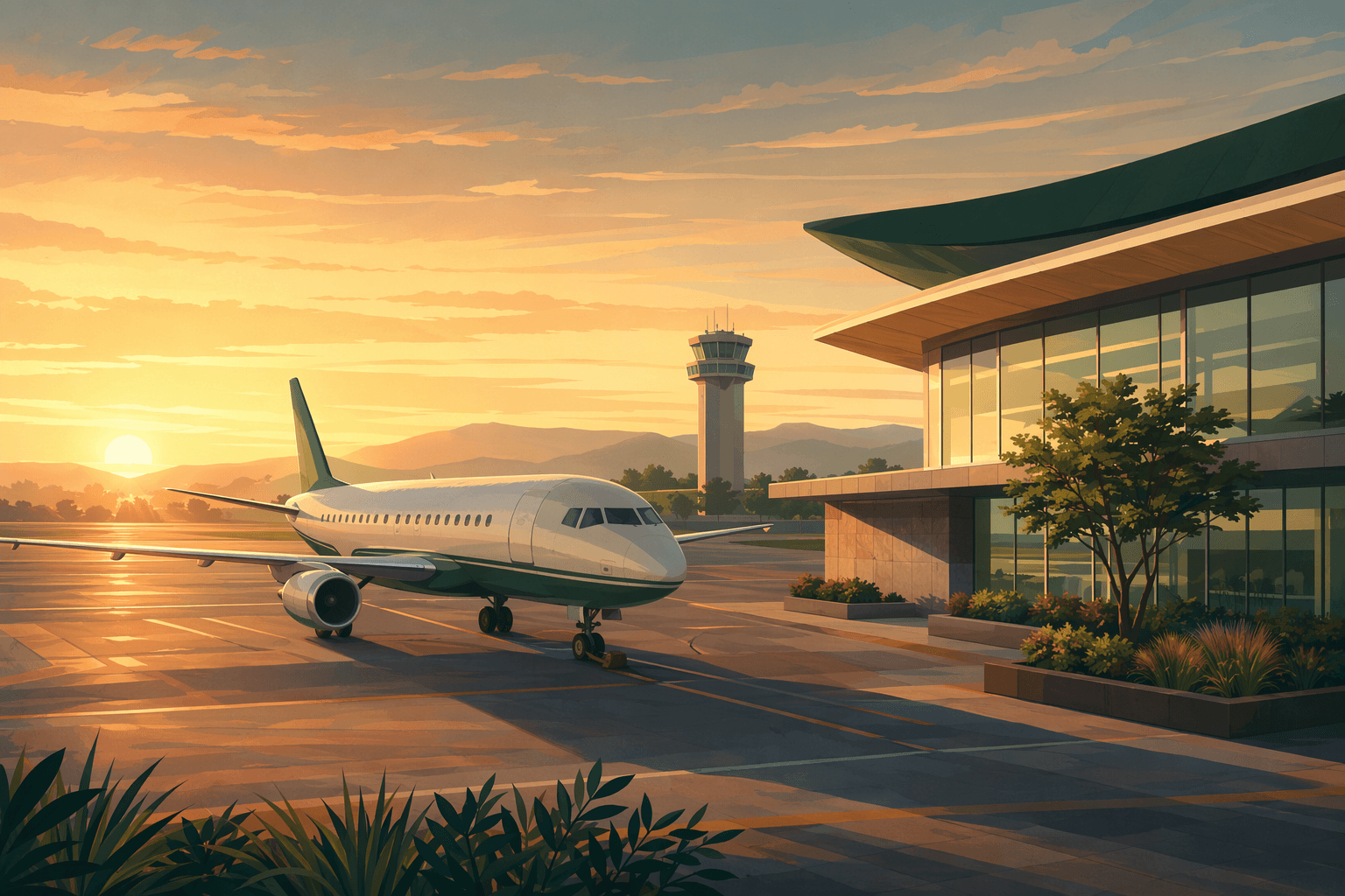 Airport Expansion - illustration, Jake Team LLC
