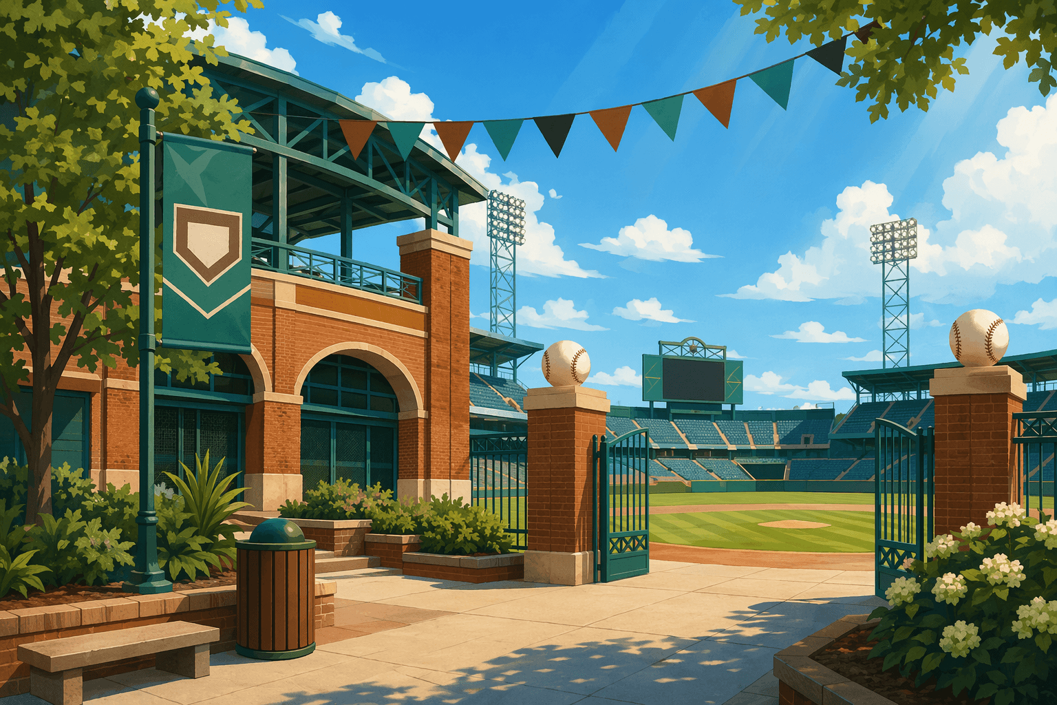 Baseball Victory Celebration - illustration, Jake Team LLC