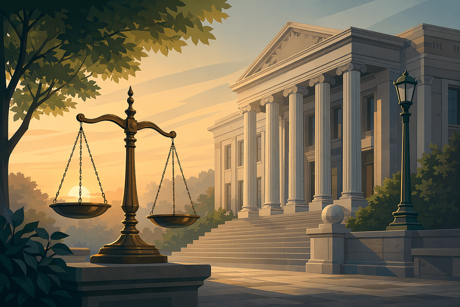 Justice and Inquiry - illustration, Jake Team LLC