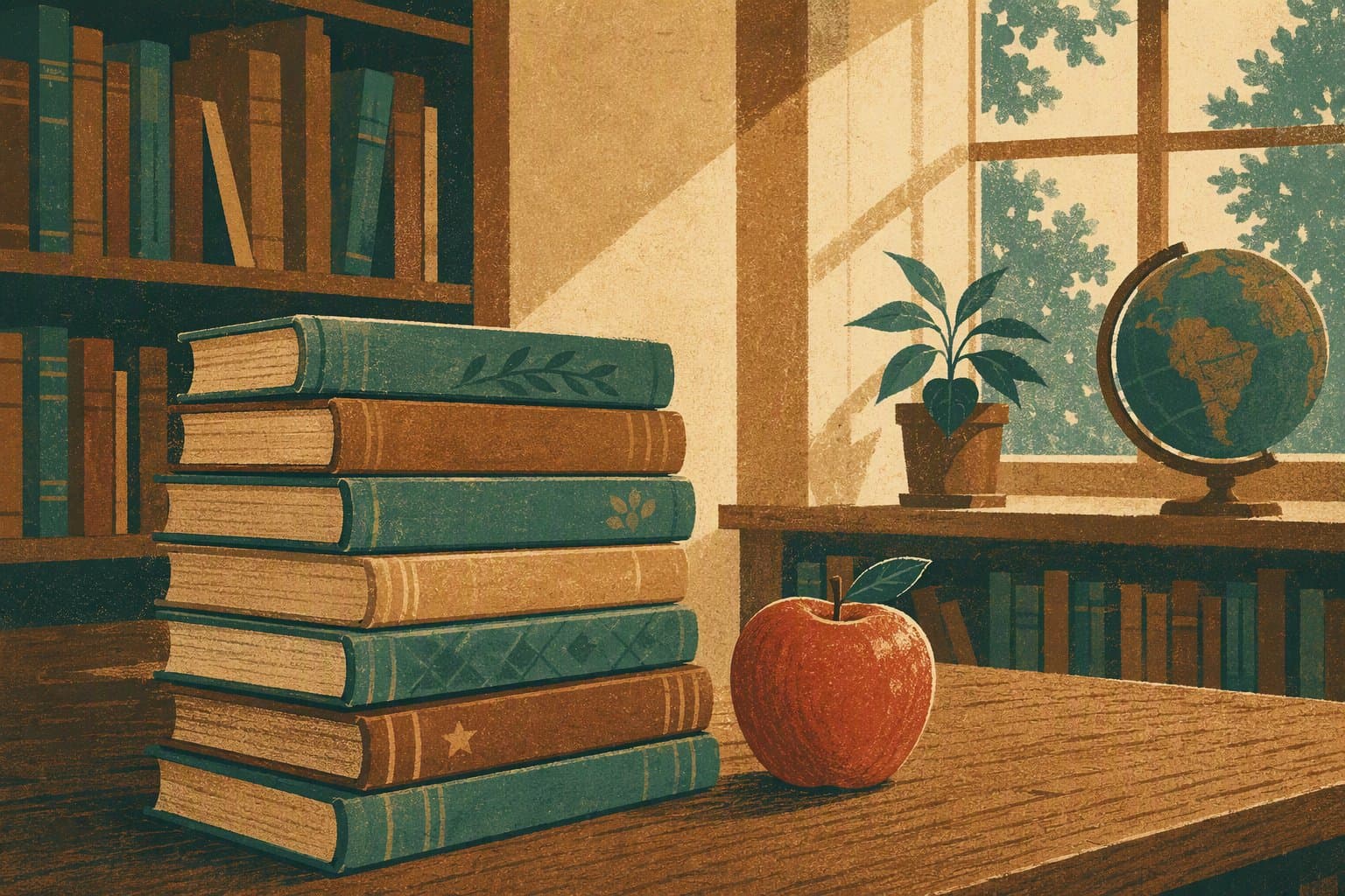 School Book Fair - illustration, Jake Team LLC