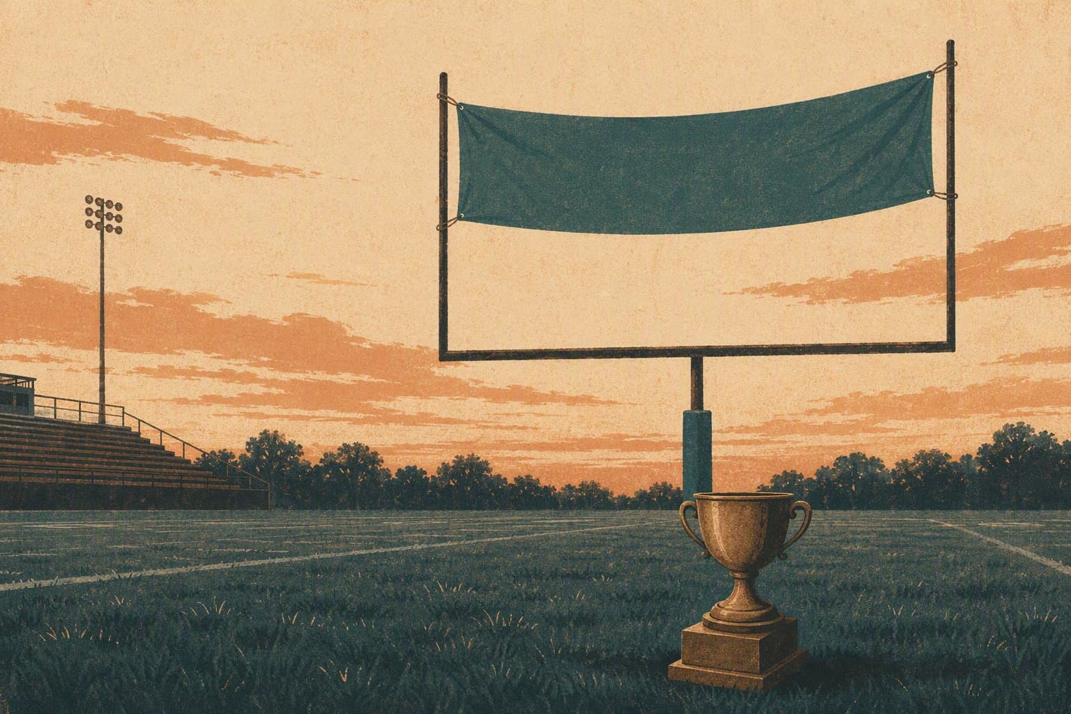 high school football - illustration, Jake Team LLC
