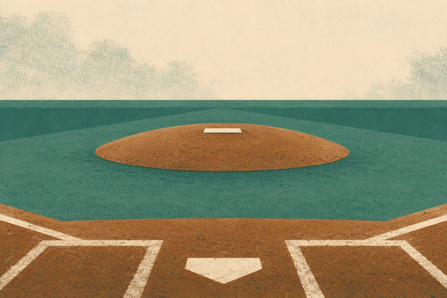 Pitching mound - illustration, Jake Team LLC
