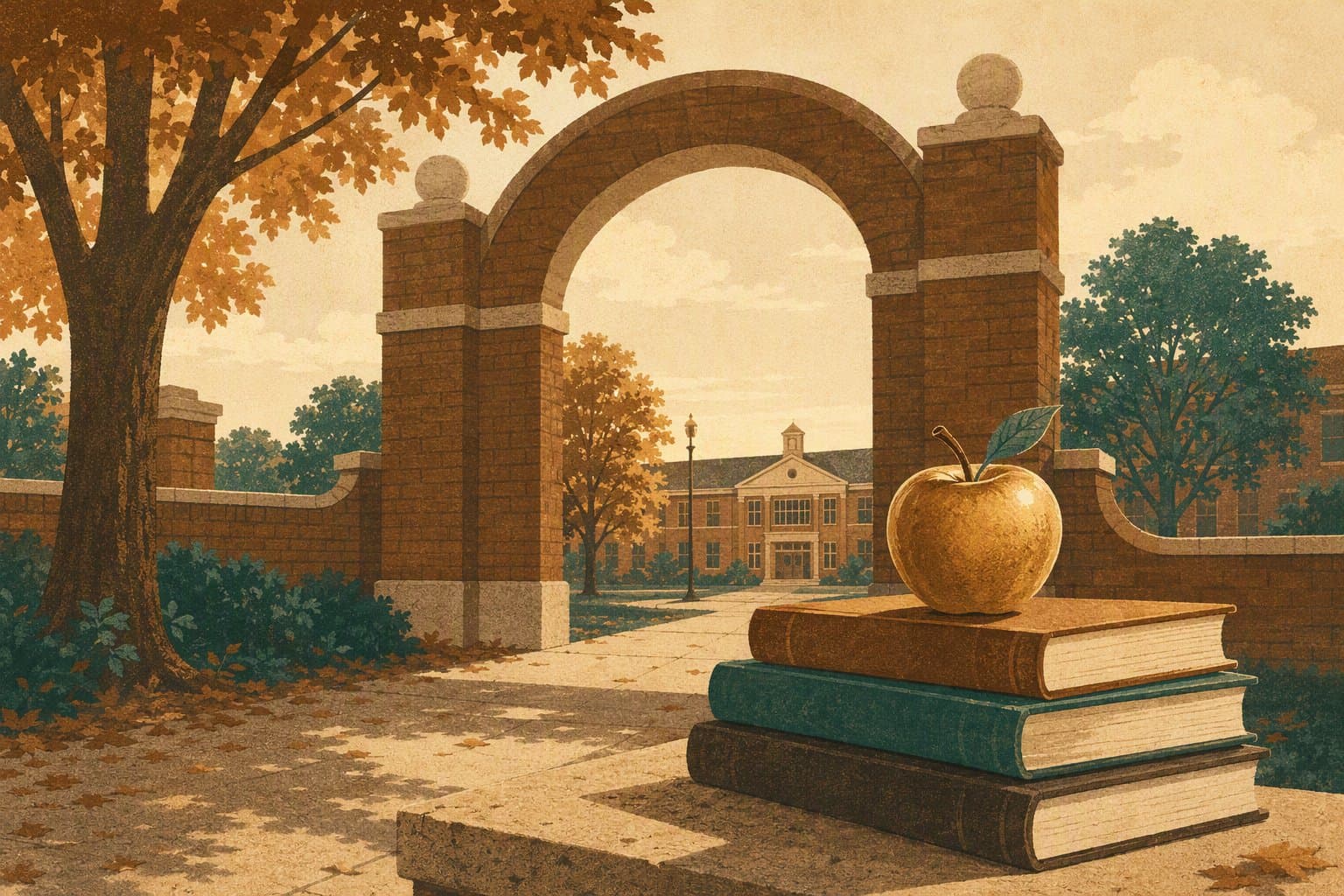 School Homecoming - illustration, Jake Team LLC