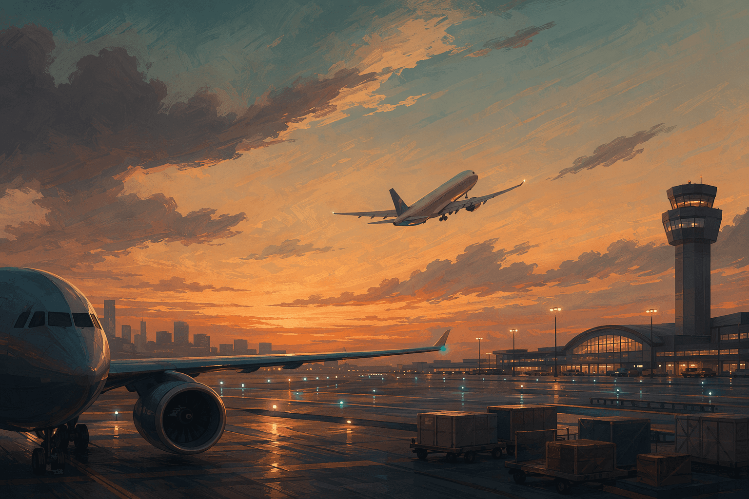 Airport expansion - illustration, Jake Team LLC