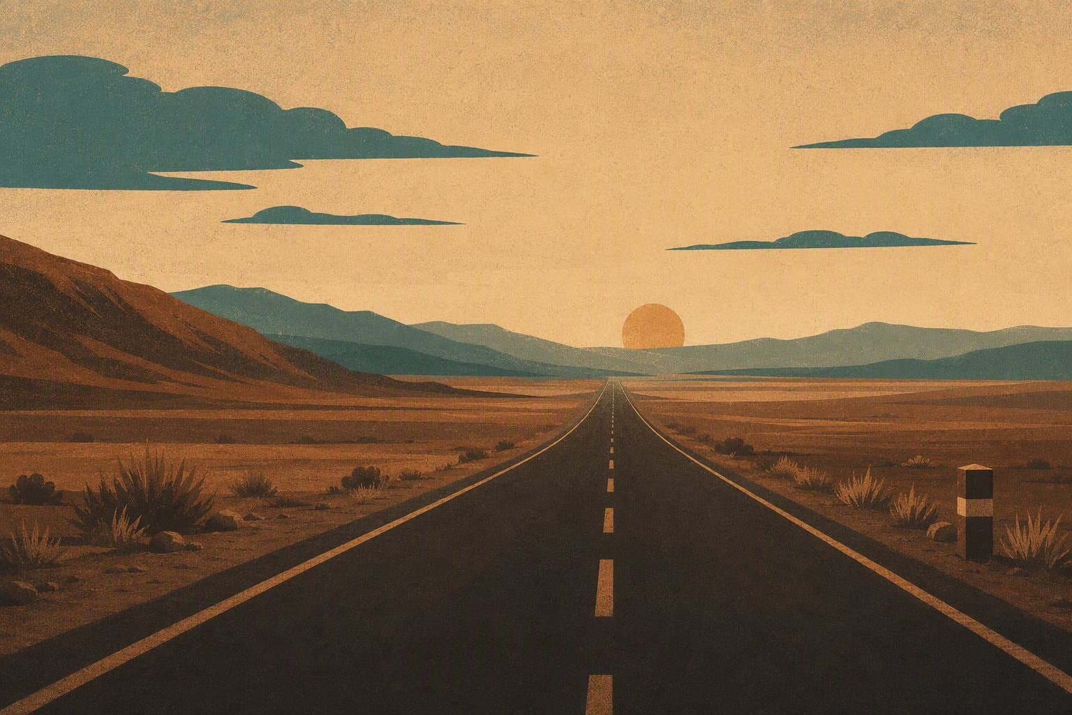 Road Game - illustration, Jake Team LLC