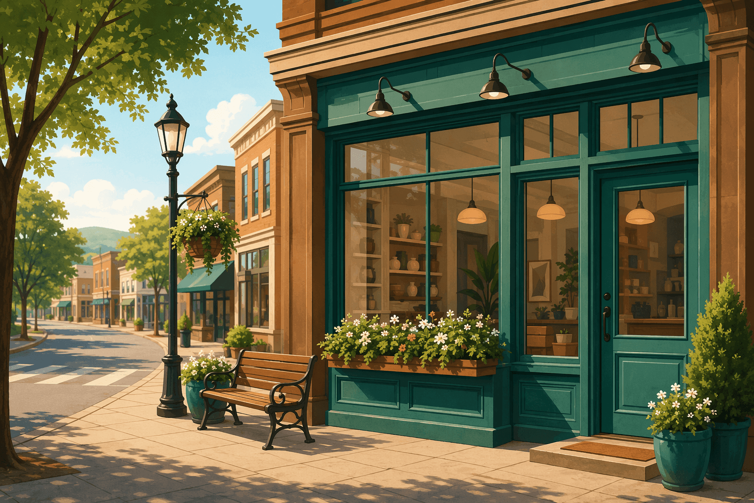 New Coffee Shop Opening - illustration, Jake Team LLC