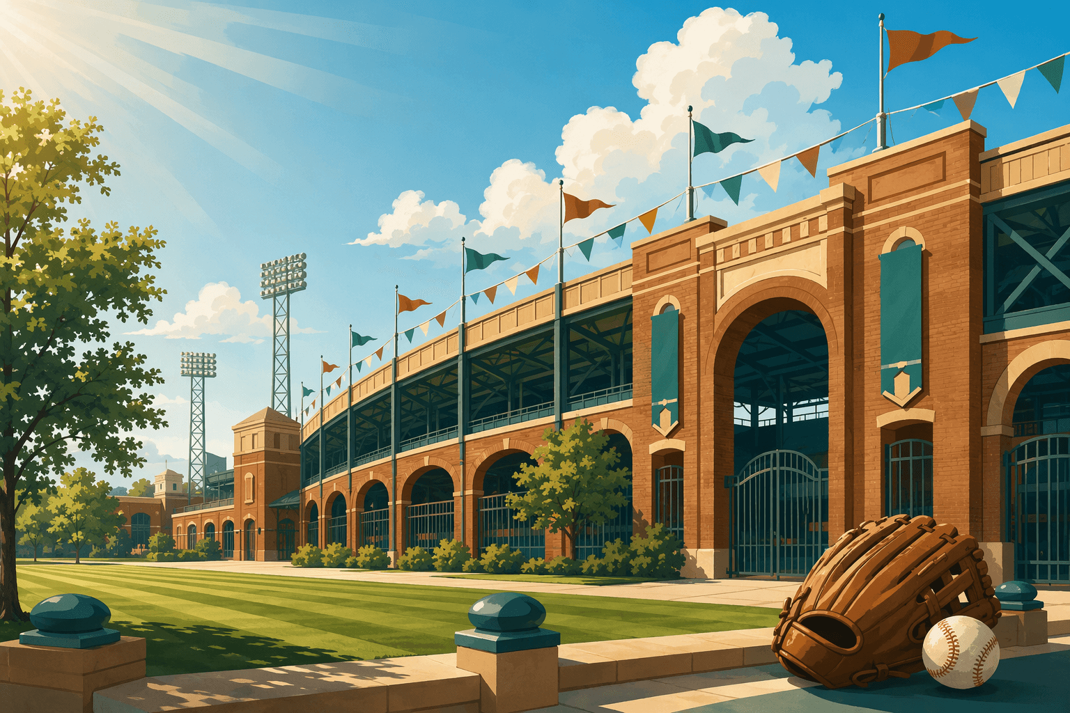 Baseball Victory - illustration, Jake Team LLC
