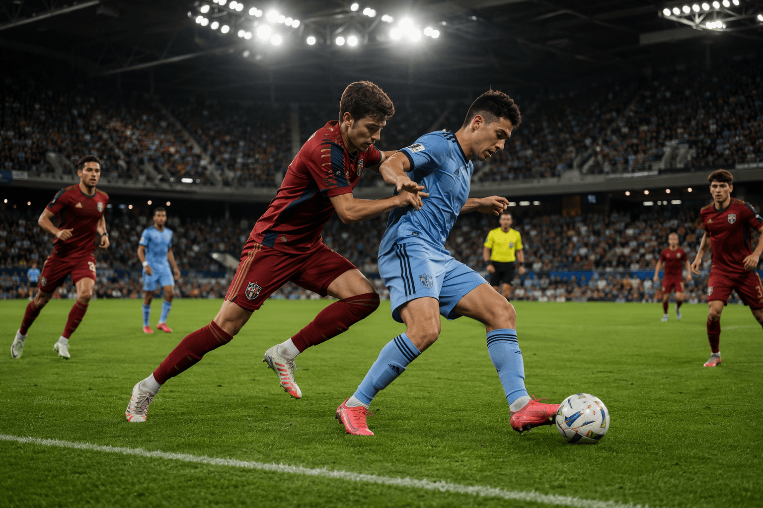 MLS soccer match - illustration, Jake Team LLC