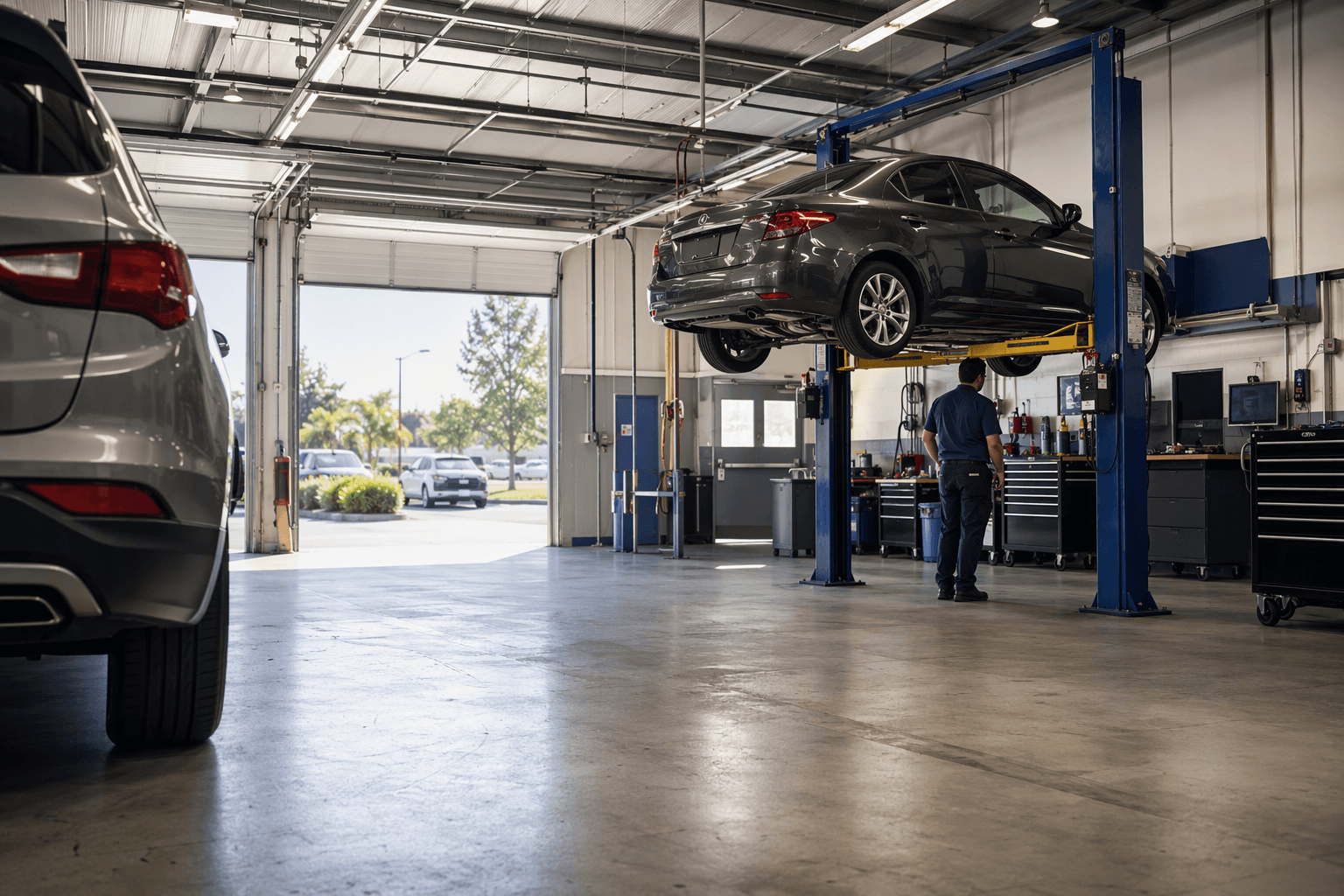 automotive service center - illustration, Jake Team LLC