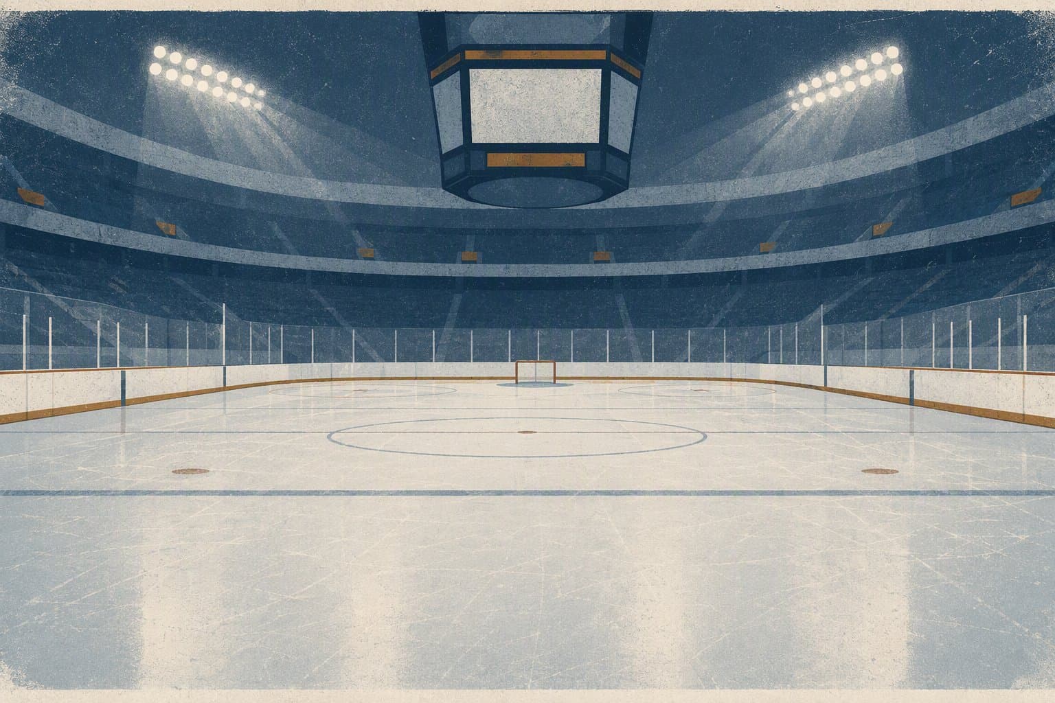Hockey Arena Ice - illustration, Jake Team LLC