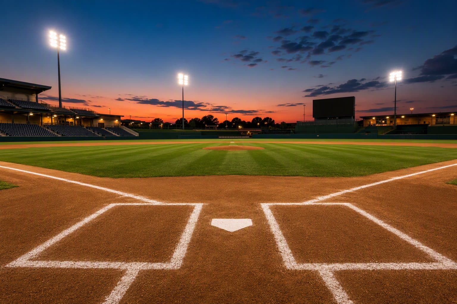 Baseball field - illustration, Jake Team LLC