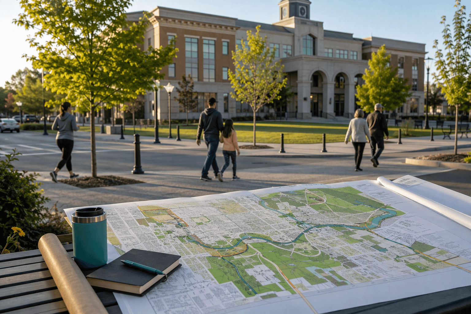 Civic Parks Planning - illustration, Jake Team LLC