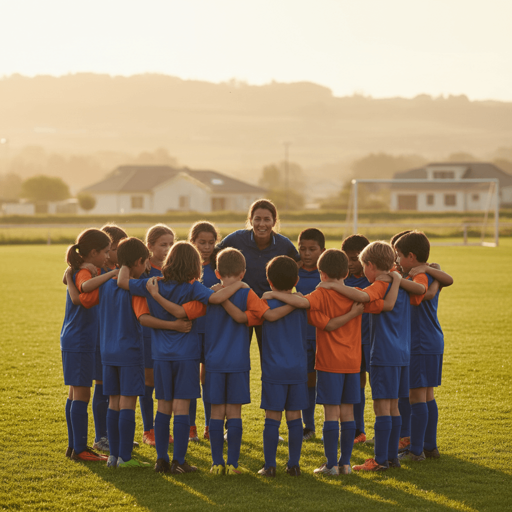 community soccer team - illustration, Jake Team LLC