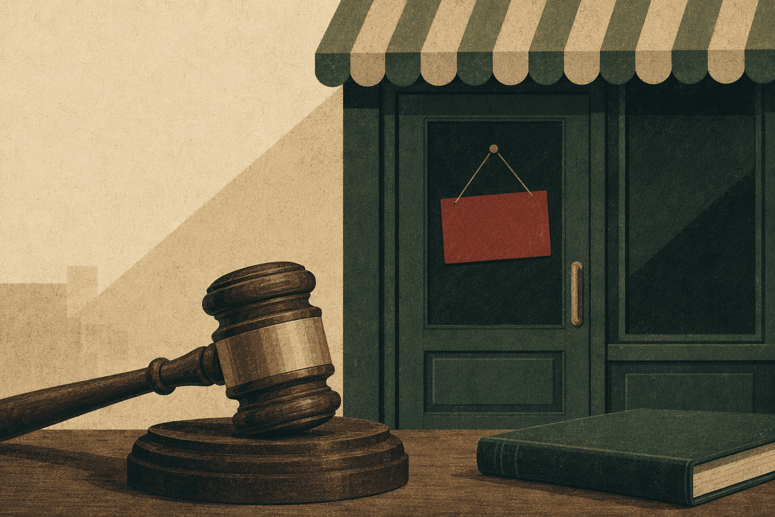 legal restriction - illustration, Jake Team LLC