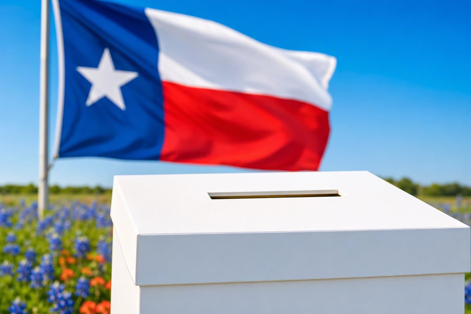 Texas Election Ballot - illustration, Jake Team LLC