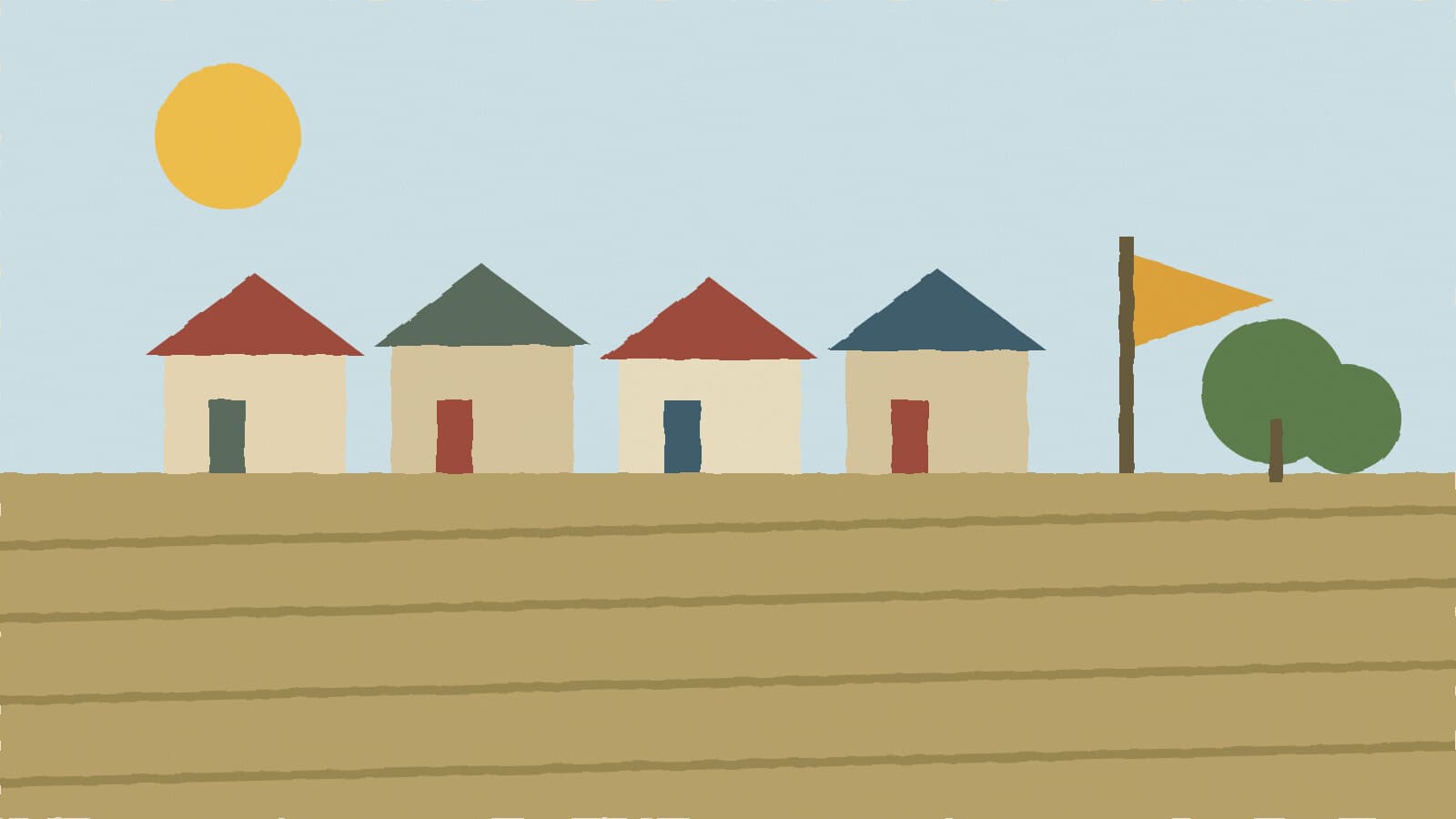 New homes on farmland - illustration, Jake Team LLC