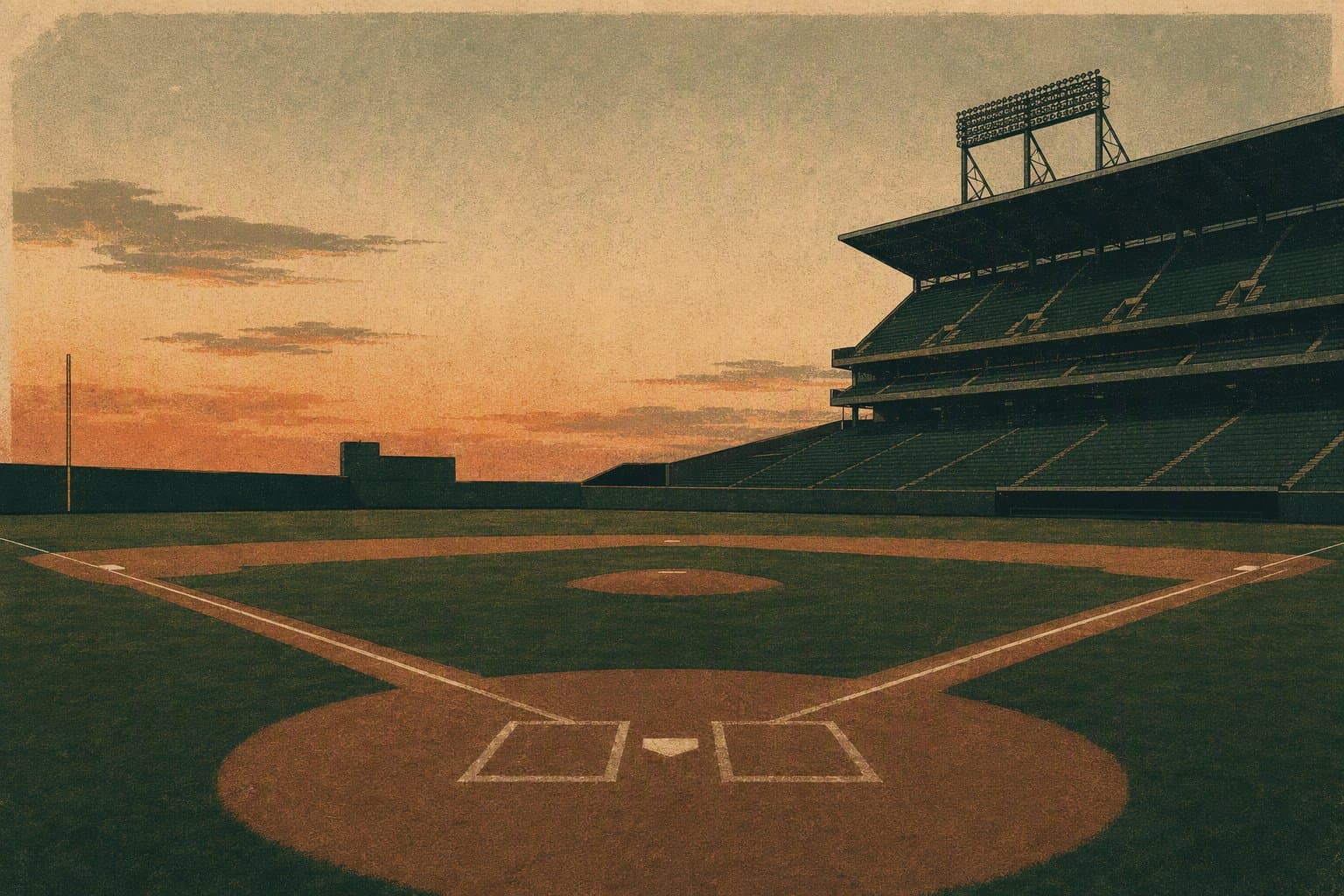 empty stadium - illustration, Jake Team LLC