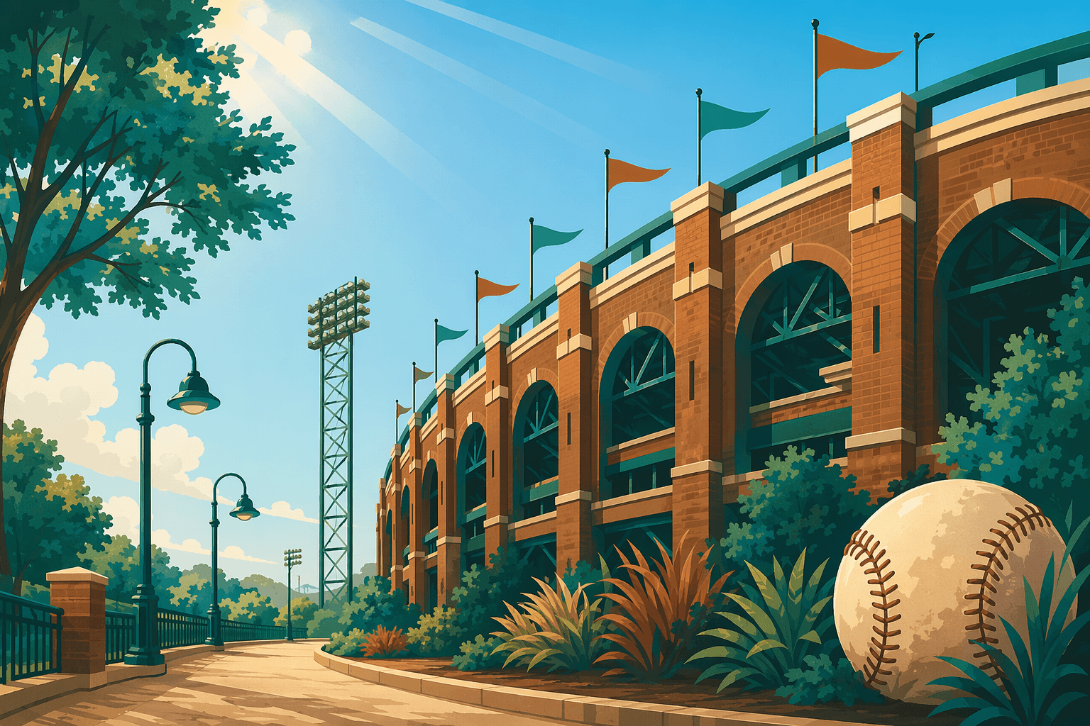 Baseball Victory - illustration, Jake Team LLC