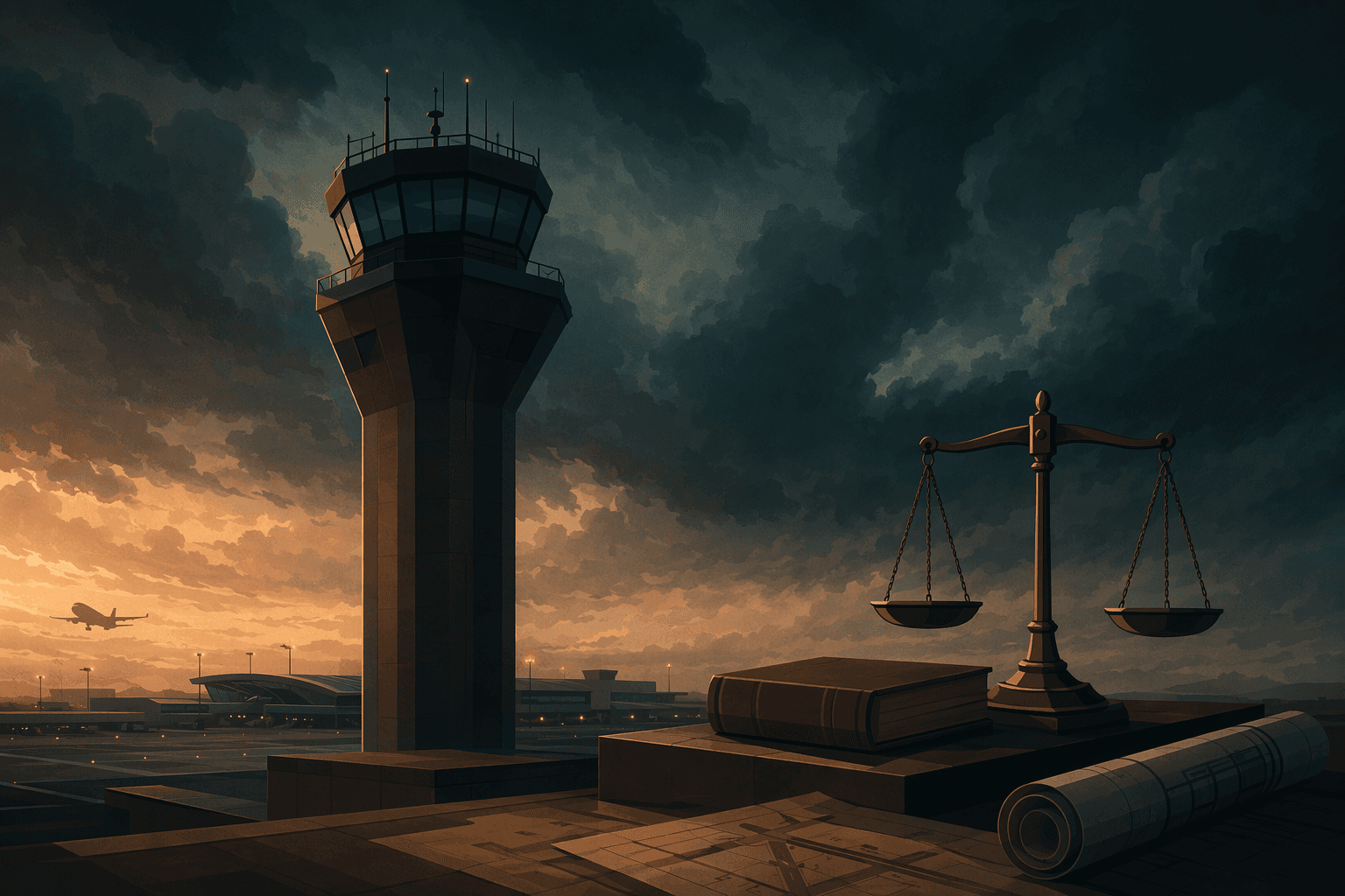 Airport funding lawsuit - illustration, Jake Team LLC