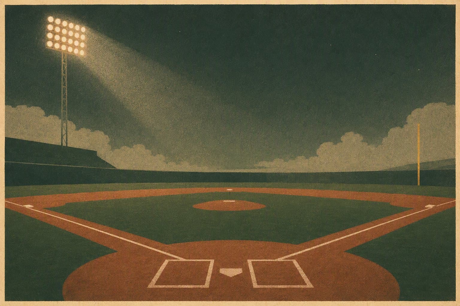 late-inning baseball rally - illustration, Jake Team LLC