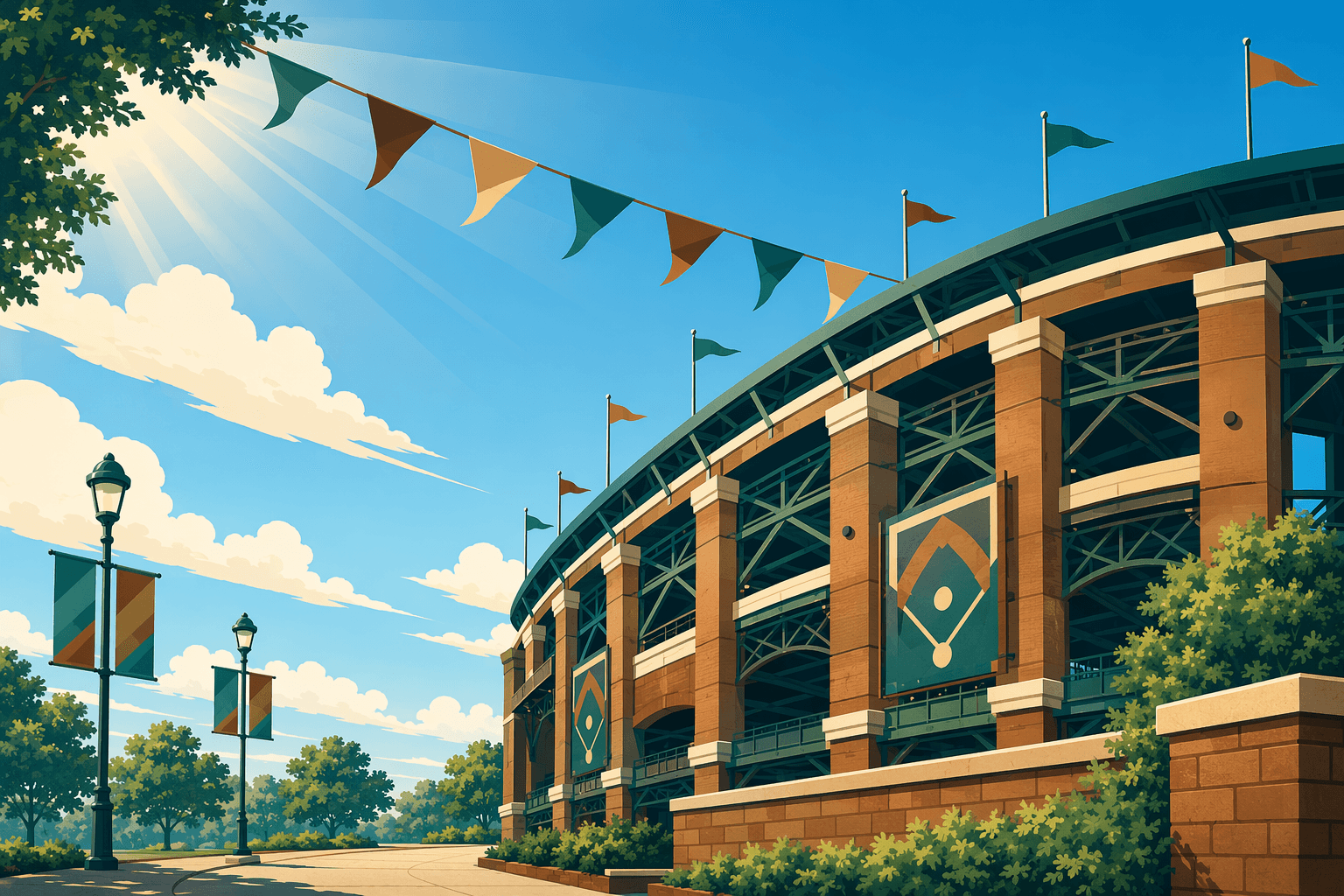 Baseball Victory - illustration, Jake Team LLC
