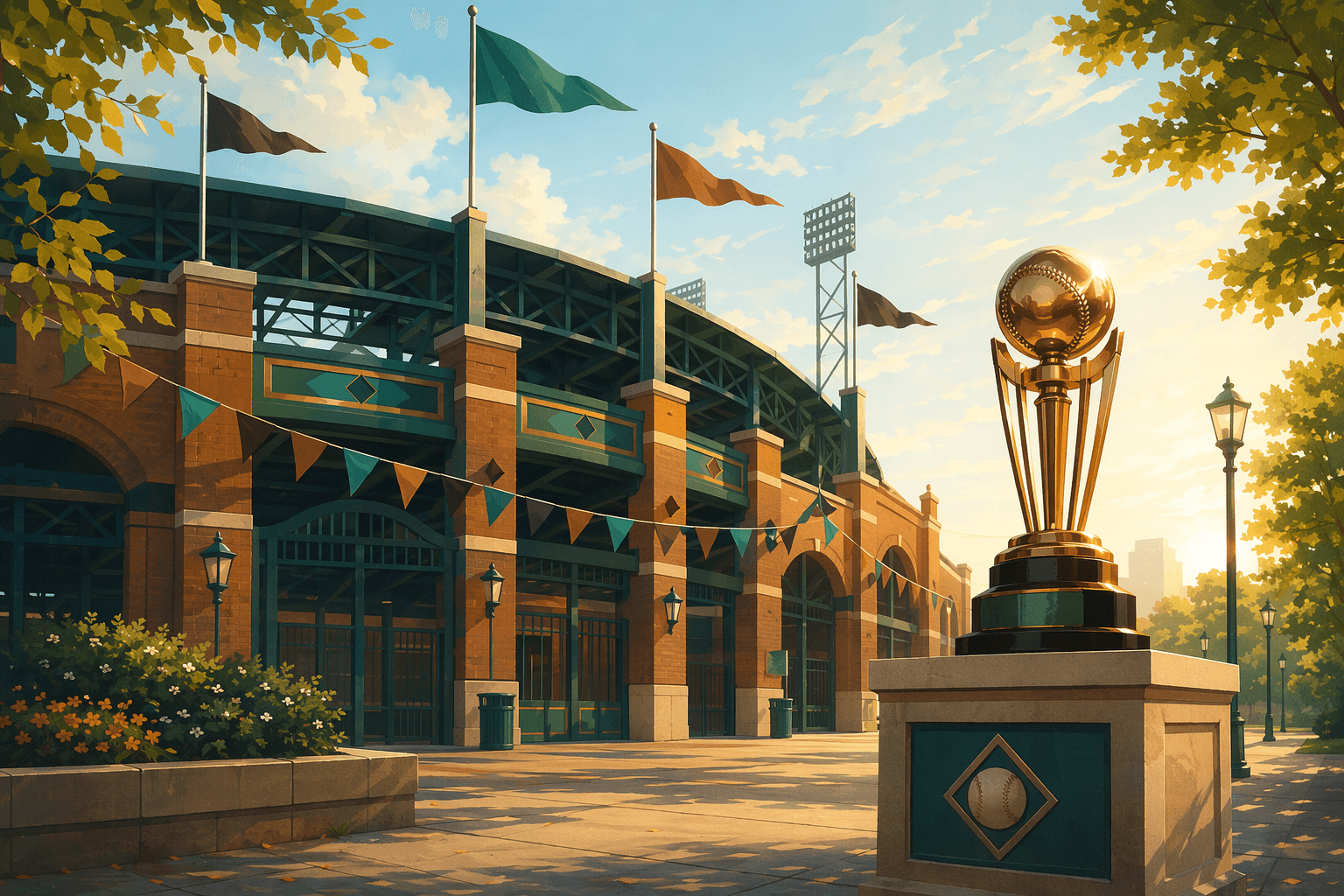Baseball Victory - illustration, Jake Team LLC