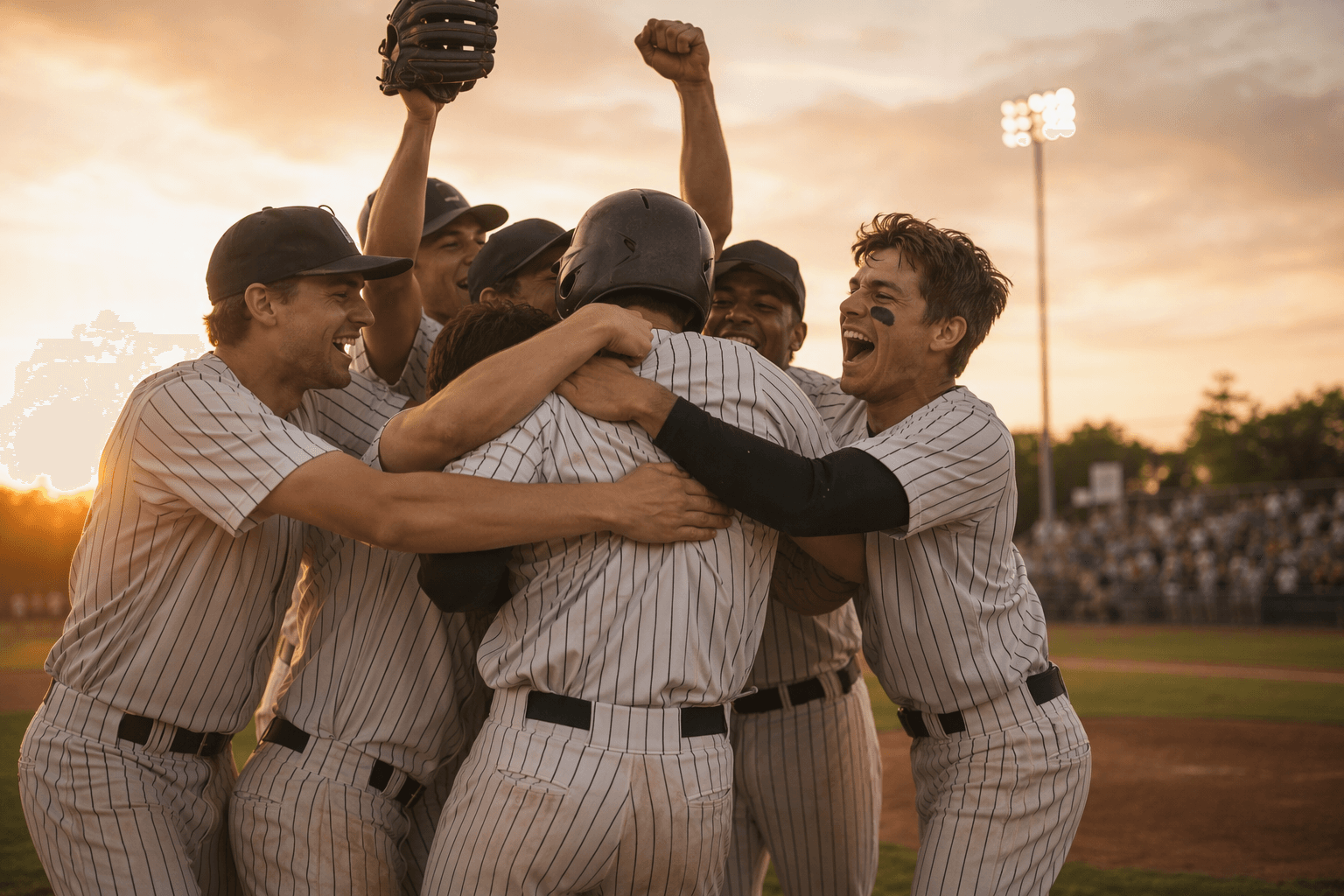 baseball victory moment - illustration, Jake Team LLC