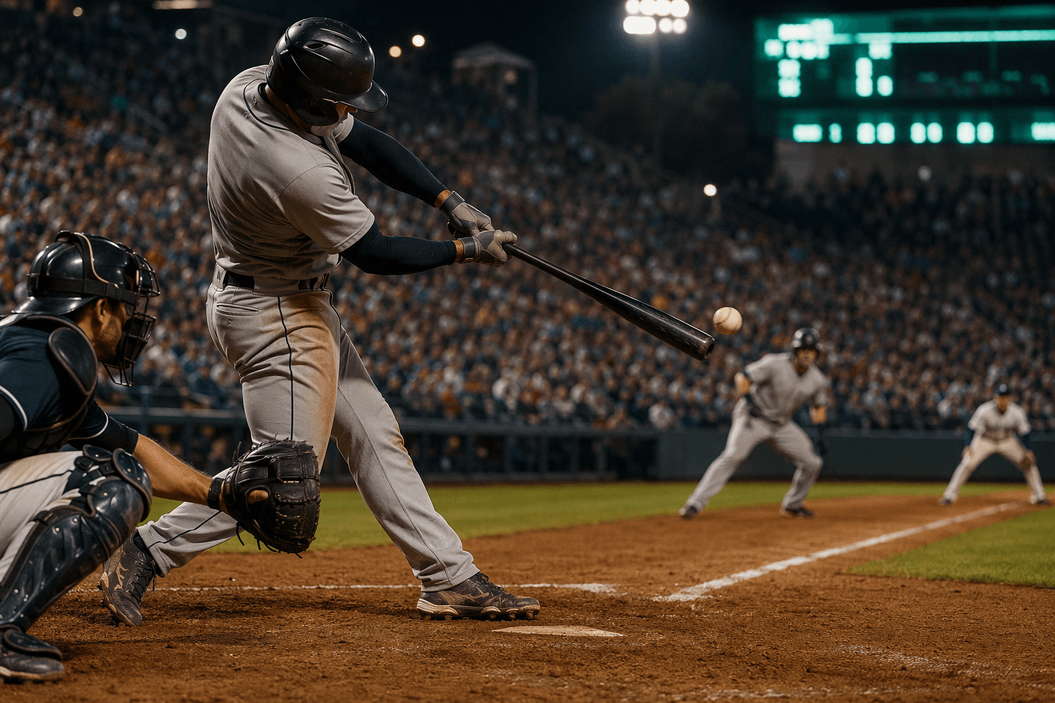 late-inning baseball - illustration, Jake Team LLC