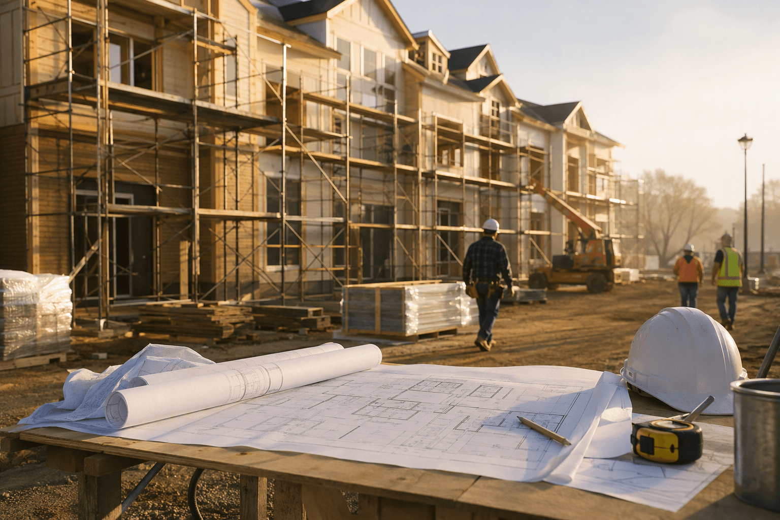 Senior Housing Construction - illustration, Jake Team LLC